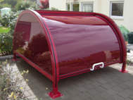 Velounterstand Trommel