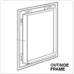 Staywell 600 Series - Outside Frame - White - Medium